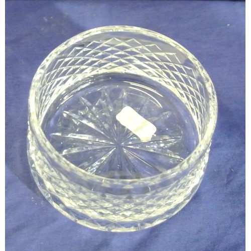 154 - Waterford Crystal small round bowl with angled sides