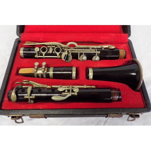 178 - Italian cased antique clarinet by Orsi of Milano