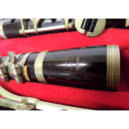 178 - Italian cased antique clarinet by Orsi of Milano