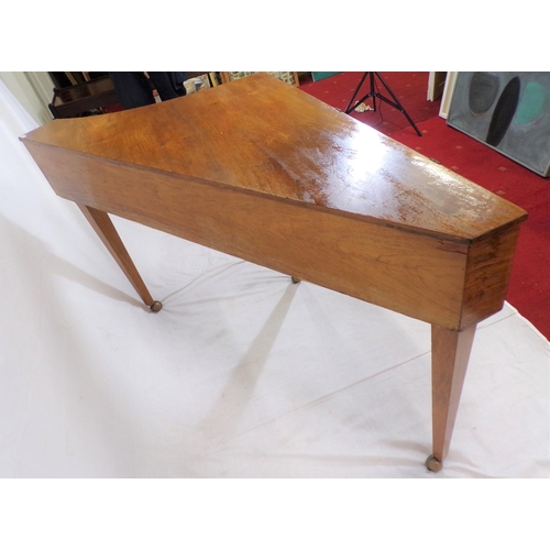 180 - Mahogany cased Spinet by Neupert Bamberg, NFI37, on square tapering legs with castors