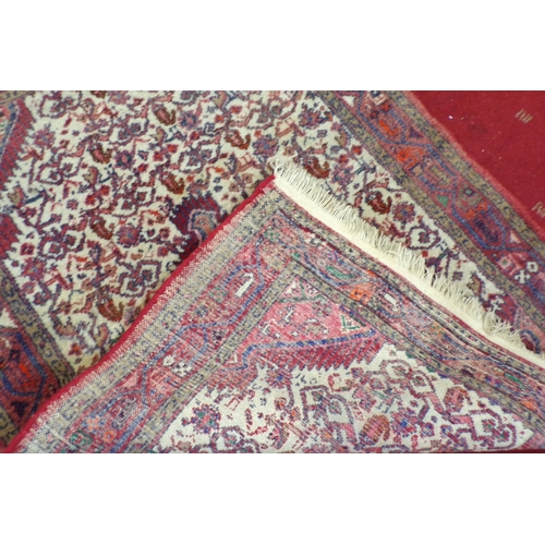 77 - Persian style hearth rug with floral design