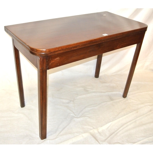 95 - Edwardian inlaid mahogany sofa table with frieze drawers, stretcher and splayed feet