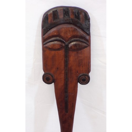 179 - Antique Polynesian tropical wood Easter Island dance paddle