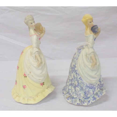 233 - Two Royal Worcester porcelain figures of ladies