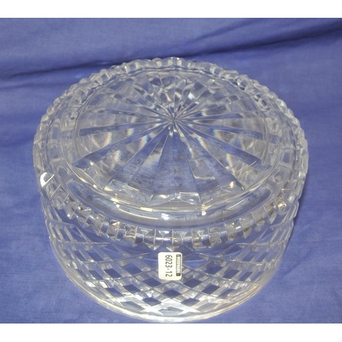 177 - Waterford Crystal round fruit or flower bowl with hobnail decoration