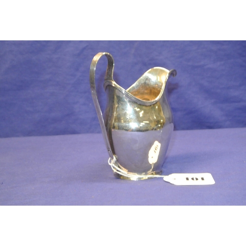 101 - George III London silver creamewer by P.W.A. Bateman, 1803 hight 12cm