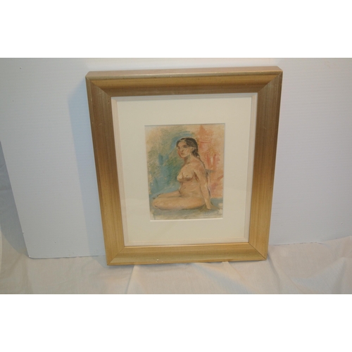 419 - Stella Steyn (1907-1987) 'Female Nude' pastels Atelier stamp