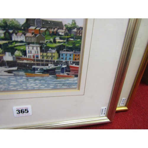 365 - Victor Richardson 'Crosshaven, Co. Cork' pastels, 19x23cm, signed lower right