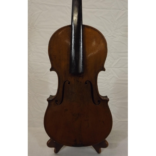 149 - Yew violin in fitted case