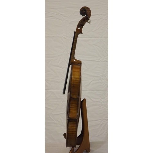 149 - Yew violin in fitted case