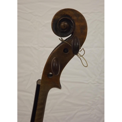 149 - Yew violin in fitted case