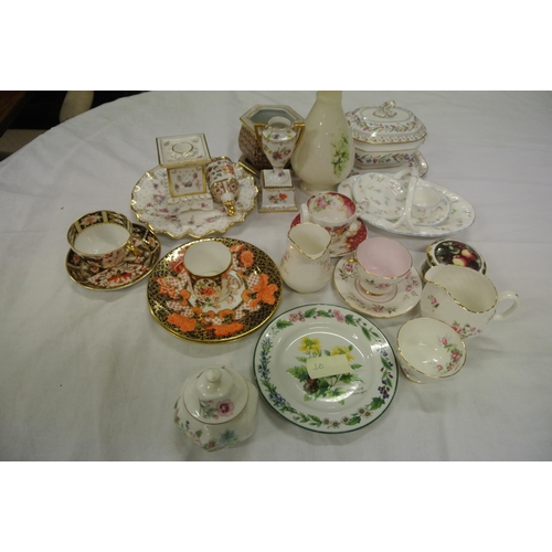 3 - Assorted lot of porcelain, etc in box