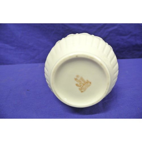 179 - Belleek ewer with foliate encrustation and shaped handle