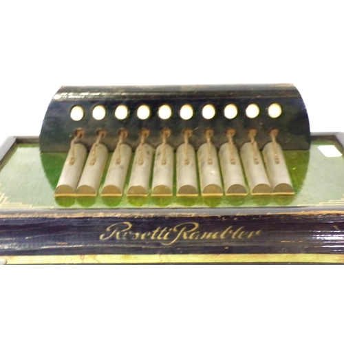 63 - Rosetti Rambler hand accordian / squeezebox with metal mounts