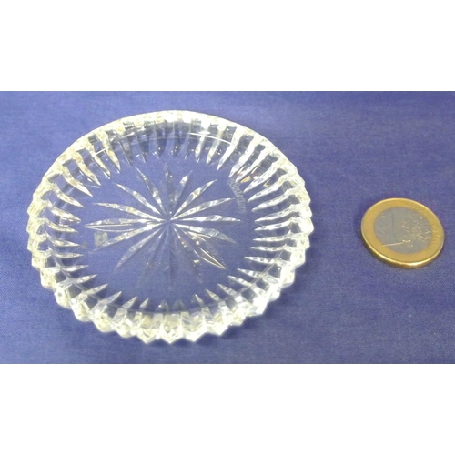 193 - Waterford Crystal jam jar, two sundae glasses, and one small dish