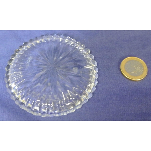 193 - Waterford Crystal jam jar, two sundae glasses, and one small dish