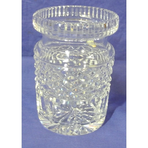 193 - Waterford Crystal jam jar, two sundae glasses, and one small dish