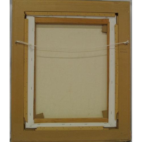 246 - Nina Nicol 'Waterfall' oil on canvas 50x40cm signed