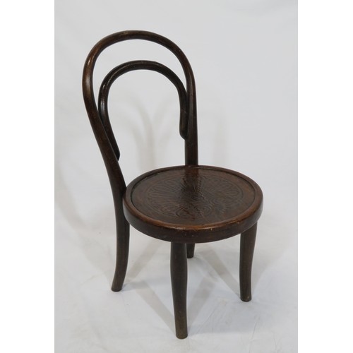 290 - Childs small bentwood chair