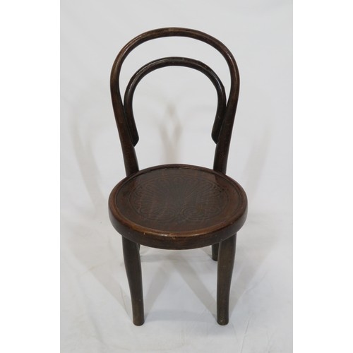 290 - Childs small bentwood chair