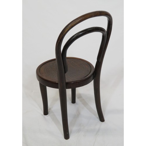 290 - Childs small bentwood chair