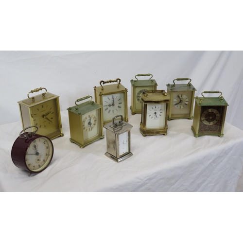 2 - Assorted lot of carriage  and other clocks in box