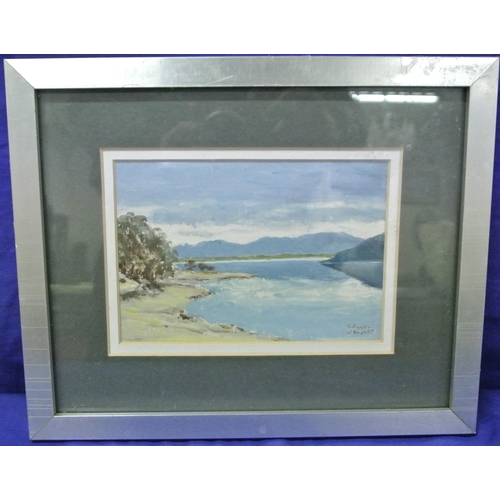 317 - Terence Attridge Williams 'Kylemore' oil on board 12x16cm signed