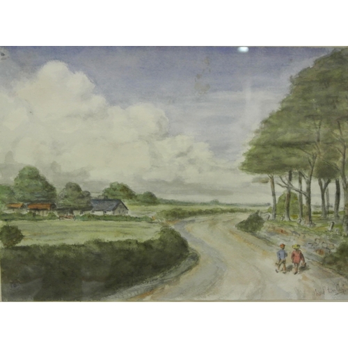 329 - Neil Daly 'Children walking on a country lane