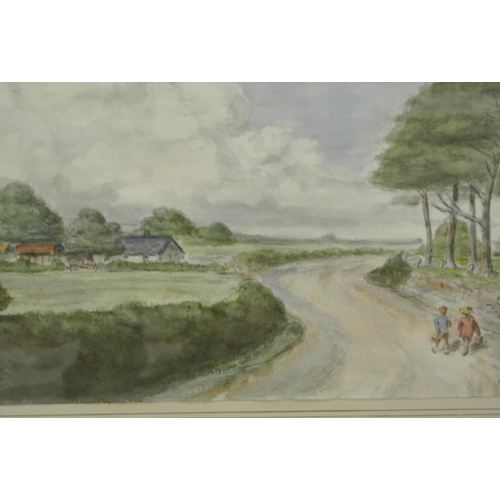 329 - Neil Daly 'Children walking on a country lane