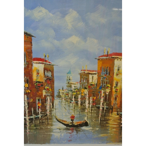 339 - Amaranta de Francisci 'Mid-day Venice' oil on canvas 48x36cm