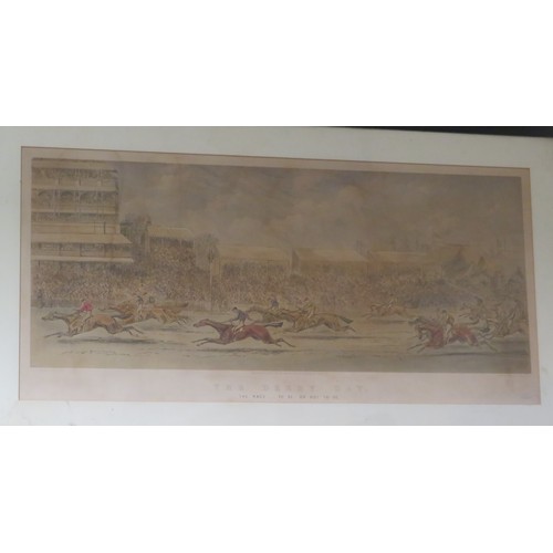 400 - Hablot Knight (Phiz) Browne (1815 - 1882) 'The Derby Day' Set of eight coloured chromo lithographs, ... 