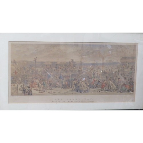 400 - Hablot Knight (Phiz) Browne (1815 - 1882) 'The Derby Day' Set of eight coloured chromo lithographs, ... 