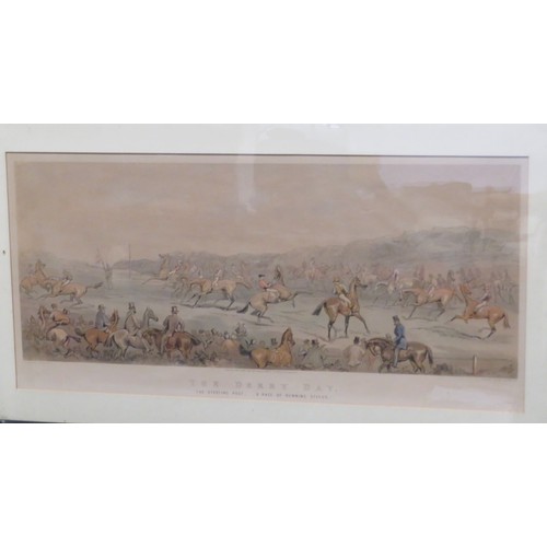 400 - Hablot Knight (Phiz) Browne (1815 - 1882) 'The Derby Day' Set of eight coloured chromo lithographs, ... 