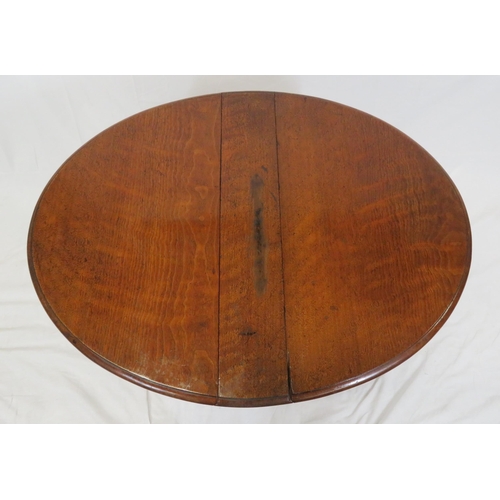 104 - Victorian mahogany Sutherland table with D-shaped drop leaves, pull-out gateleg supports, ball turne... 