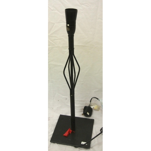 33 - Metal art deco style electric lamp