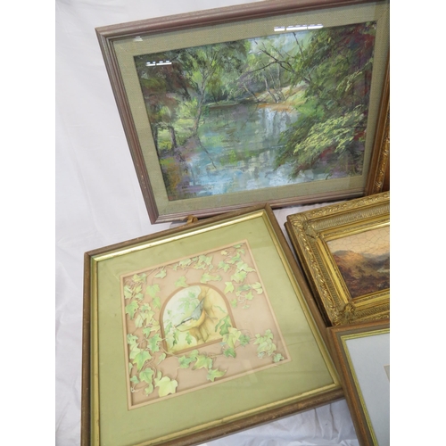 20 - Assorted lot of paintings, pictures, etc in box