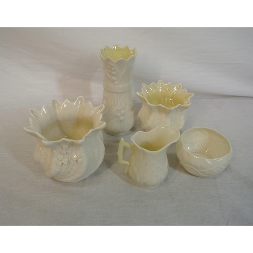 3 - Assorted lot of Belleek in box