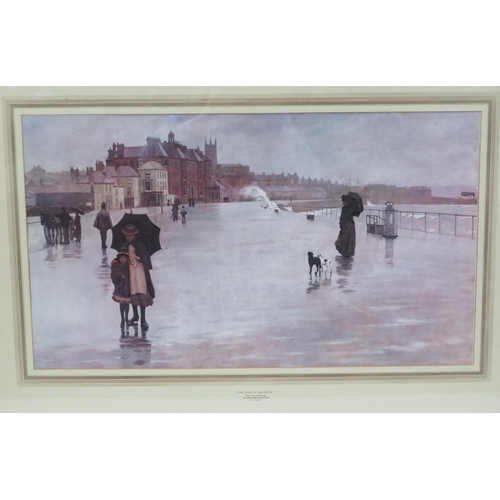 301 - Norman Garstin 'The Rain, it Raineth' print 45x78cm