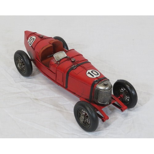 232 - Vintage metal model racing car