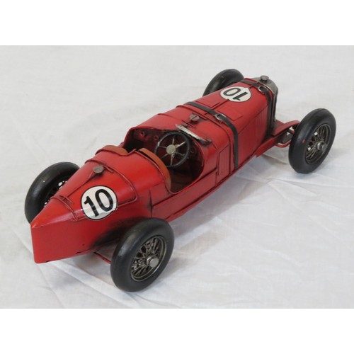 232 - Vintage metal model racing car