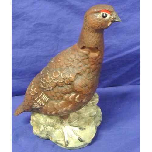 252 - Royal Doulton 'Famous Grouse' liquor bottle. H 25cm