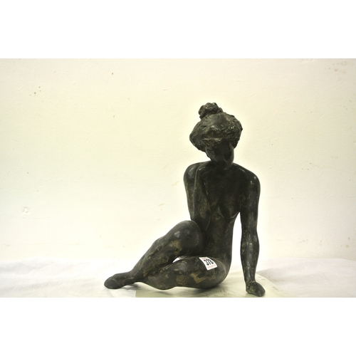 378 - Wilfredo Garzanti 'Nude study' Bronze 27cm h, signed