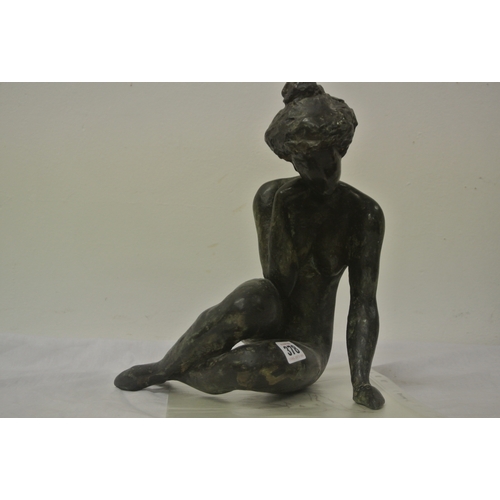 378 - Wilfredo Garzanti 'Nude study' Bronze 27cm h, signed