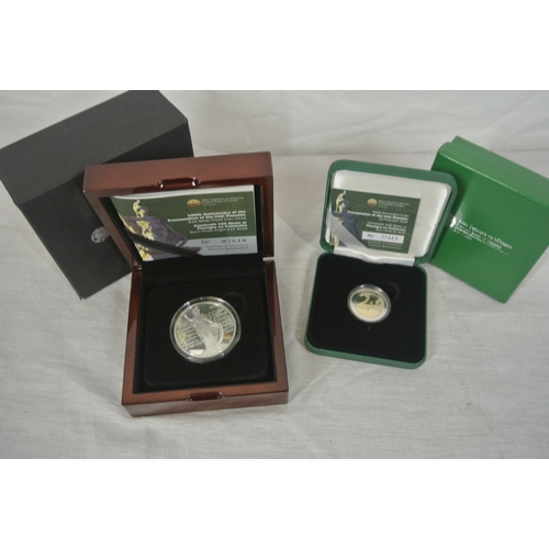 410 - 100th Anniversary of Proclamation of Irish Republic €15 Silver Coin 2016, and 2016 Proclamation €2 c... 