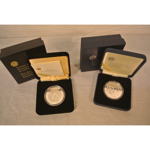 413 - Central Bank of Ireland 2005 Sterling Silver Proof  €10 coin 'Sir William R Hamilton', 2009 GAA Cele... 