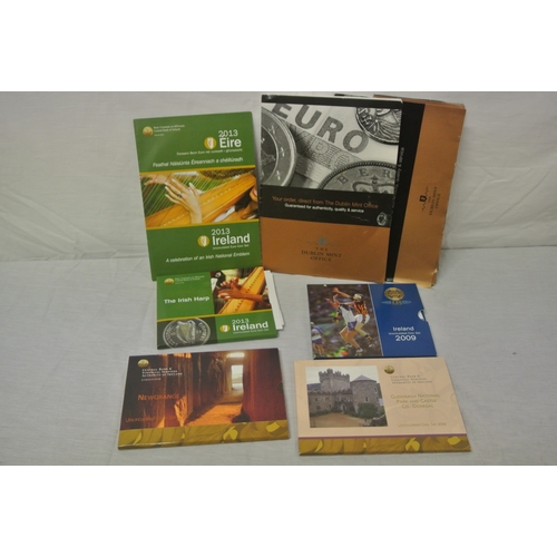 417 - Irish coins Set Central Bank of Ireland Uncirculated Coin Sets. Newgrange 2008,Glenveagh National Pa... 