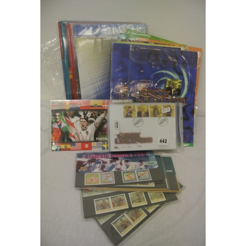 442 - Irish An Post year pack collection years  1996.97.98.99 2000.2001. Hall of Fame 2001, Team Millenniu... 