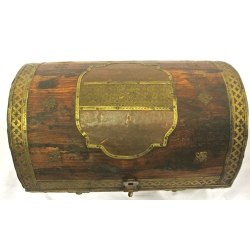 63 - Turkish style stationery box with ornate ormolu mounts