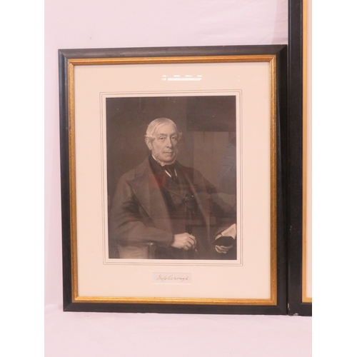 1 - English school 'William Carter seated' mezzotint 50x40cm and 'Portrait of a gentleman' 38x29cm