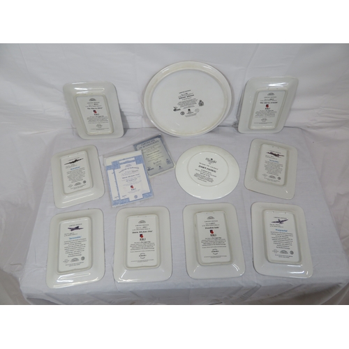 107 - Lot of Davenport 'Longest Day' & 'South Information' commemorative plates, with certificates